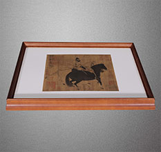 石阡书画装裱配框服务案例